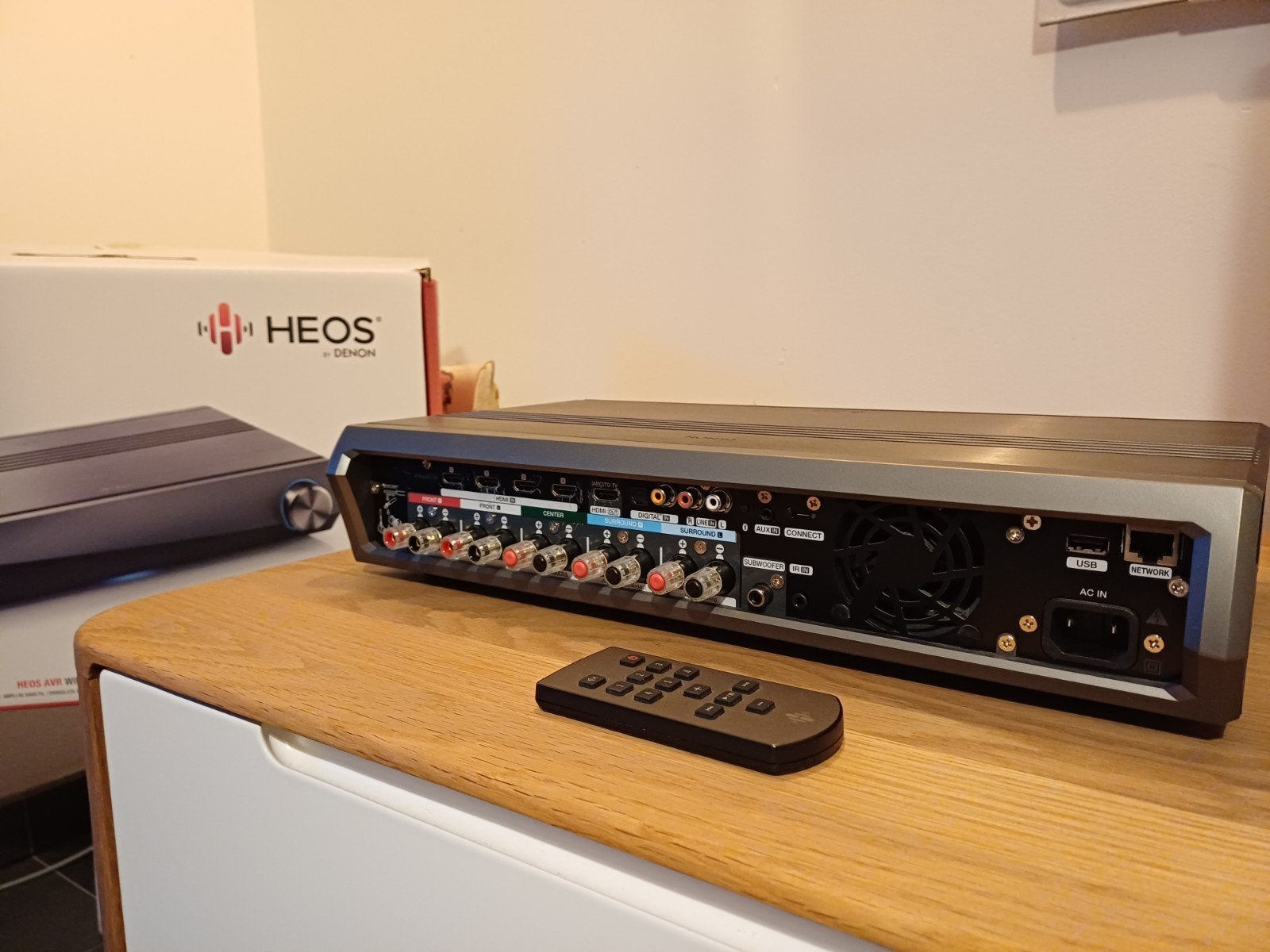 Denon Heos versterker, Audio, Tv en Foto, Versterkers en Ontvangers, Ophalen, Gebruikt, Denon, 60 tot 120 watt