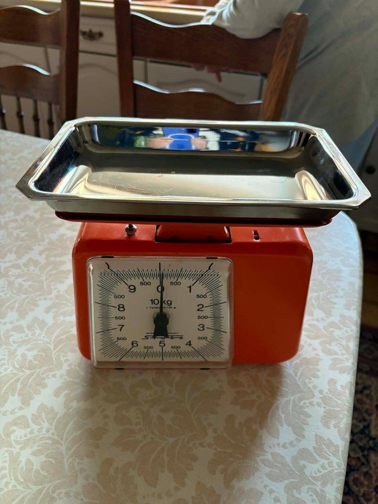 retro weegschaal merk STUBE , jaren  60of 70, Ophalen of Verzenden, Huis en Inrichting