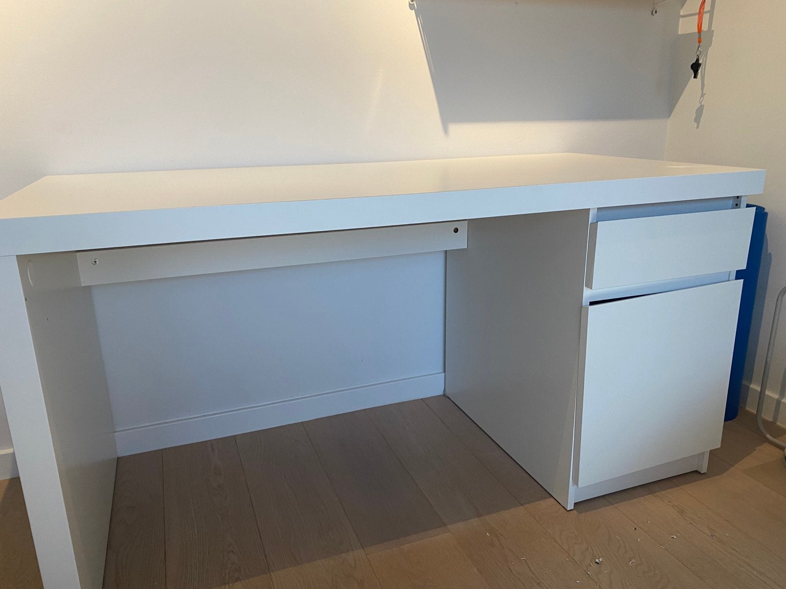 Bureau ikea malm wit, Ophalen, Gebruikt, Kinderbureau, IKEA
