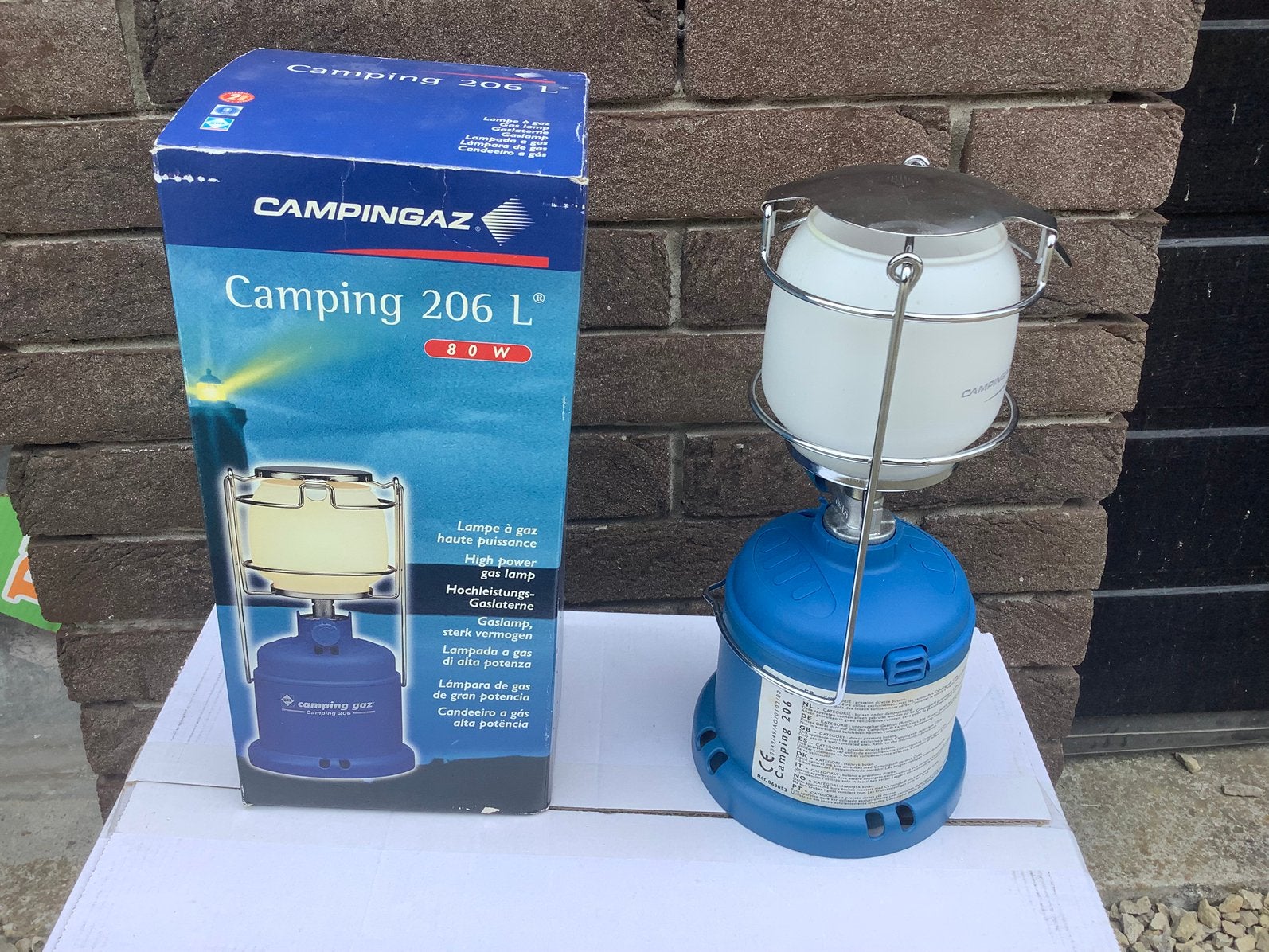 Kampeerlamp, Caravans en Kamperen, Ophalen, Zo goed als nieuw