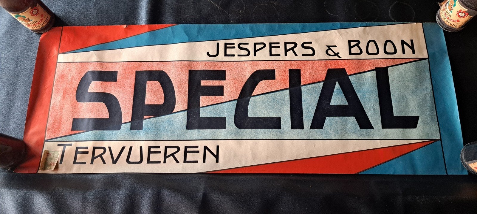 Affiche Jespers Boon tervuren tervueren, Collections, Marques de bière, Enlèvement ou Envoi