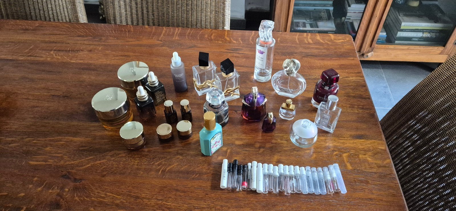 Parfum flesjes, Collections, Enlèvement