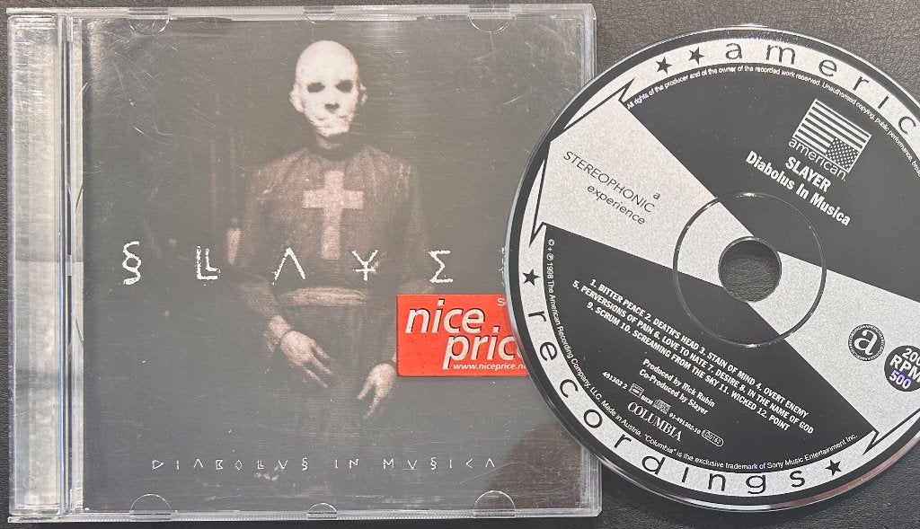 SLAYER - Diabolus in Musica ( CD ), CD & DVD, CD | Hardrock & Metal, Death metal, Enlèvement ou Envoi, Comme neuf, Album