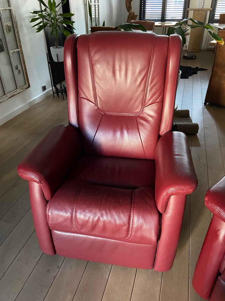 meubels relax zetels, Huis en Inrichting, Fauteuils, Ophalen, Gebruikt, 100 tot 125 cm, Relax rustiek