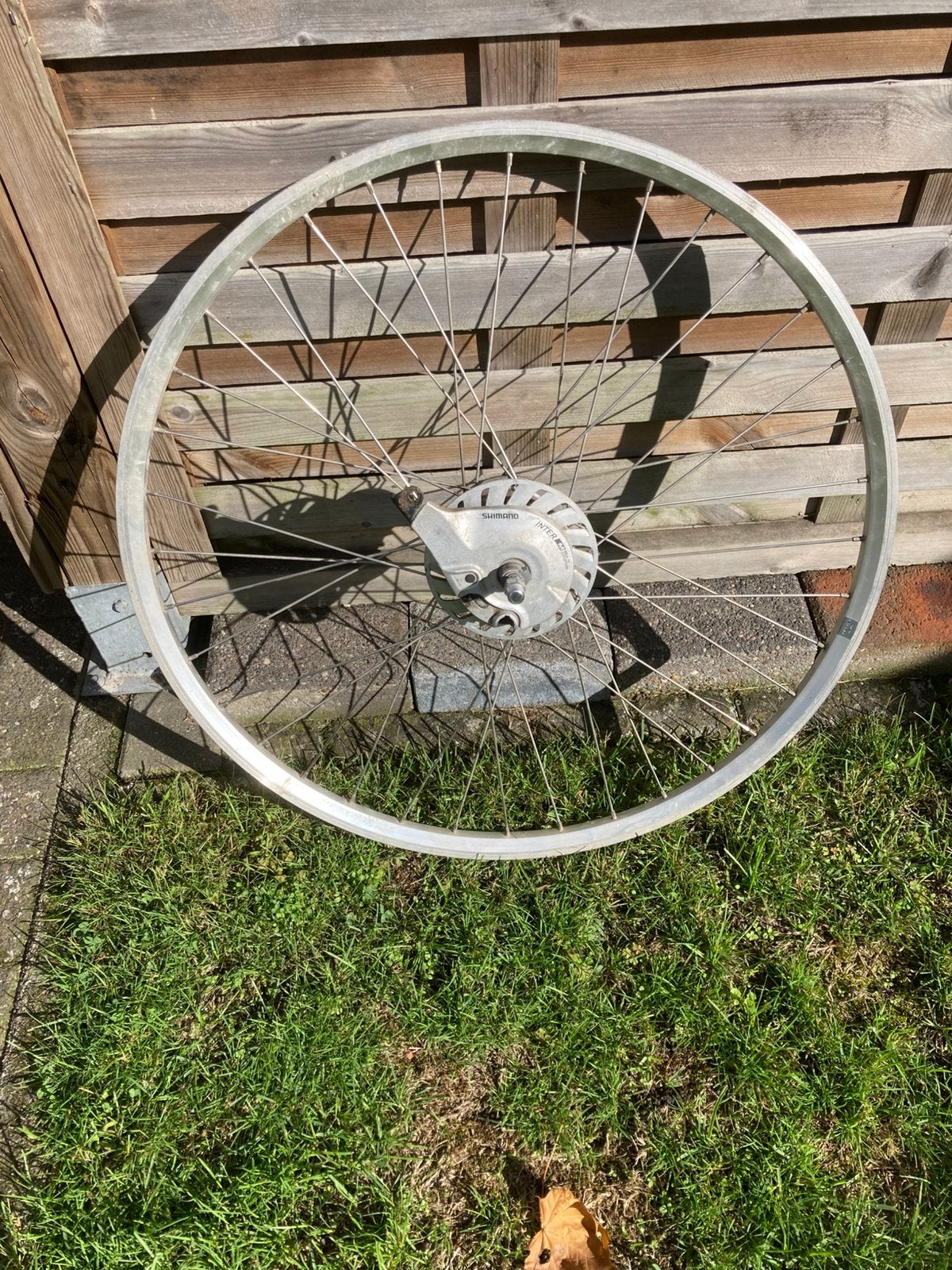 Achterwiel, 8 versnellingen, trommelrem, 28 inch, Fietsen en Brommers, Gebruikt, Aluminium, Stadsfiets, Ophalen