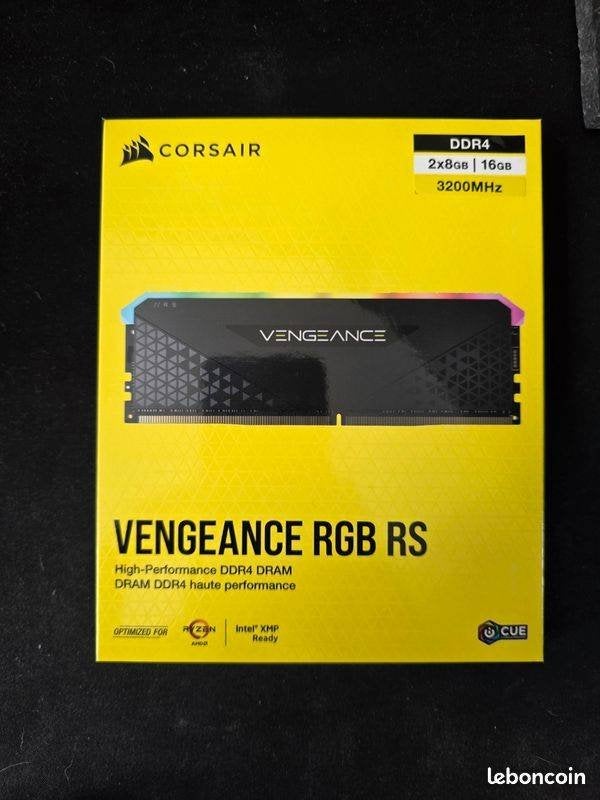 corsair DDR4 Vengeance RGB  2x8GB 3200 MHZ, Informatique & Logiciels, Enlèvement ou Envoi, DDR4, Comme neuf, Desktop