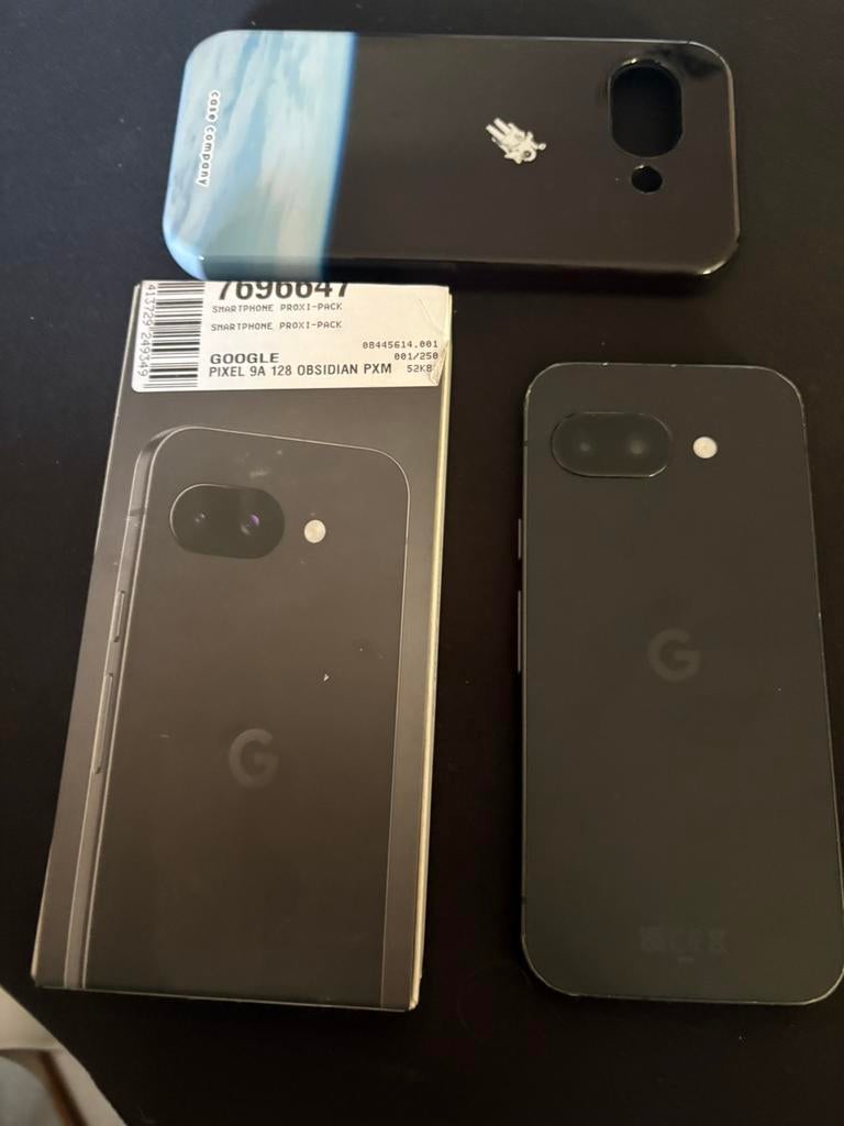 Google Pixel 9a 128gb obsidian, Télécoms, Enlèvement, Comme neuf