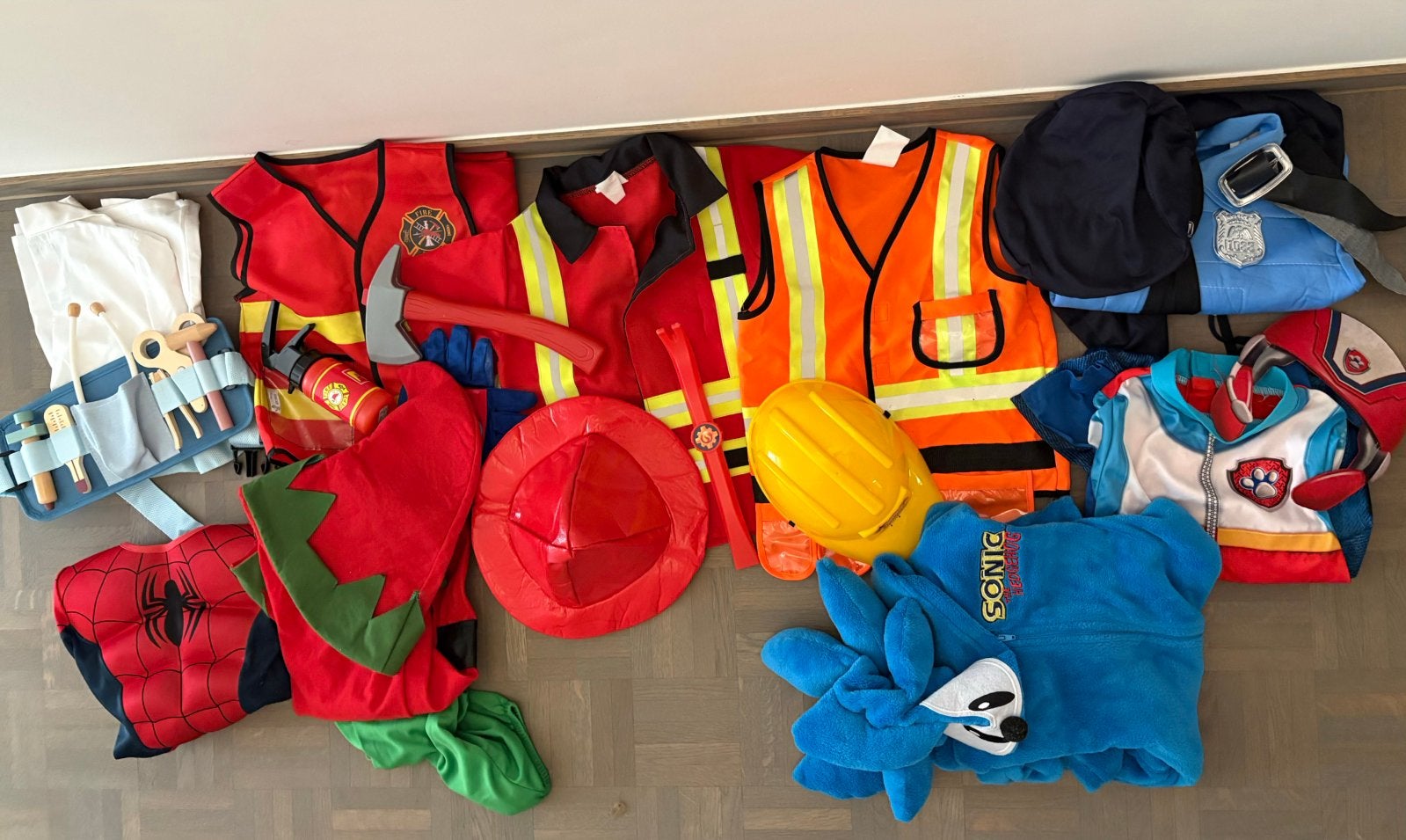Zak verkleedkledij 2-4 jaar, Kinderen en Baby's, Ophalen, Gebruikt, 104 of kleiner, Jongen of Meisje