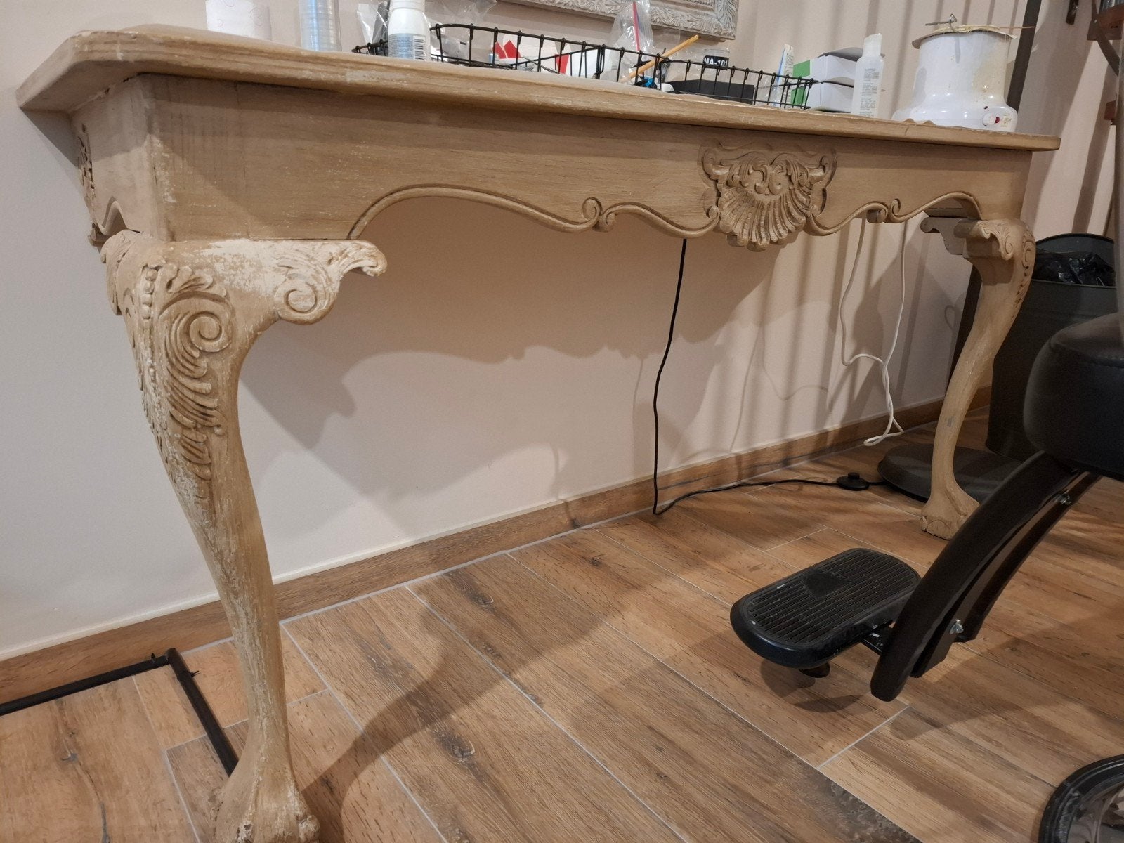 Wandtafel, Ophalen