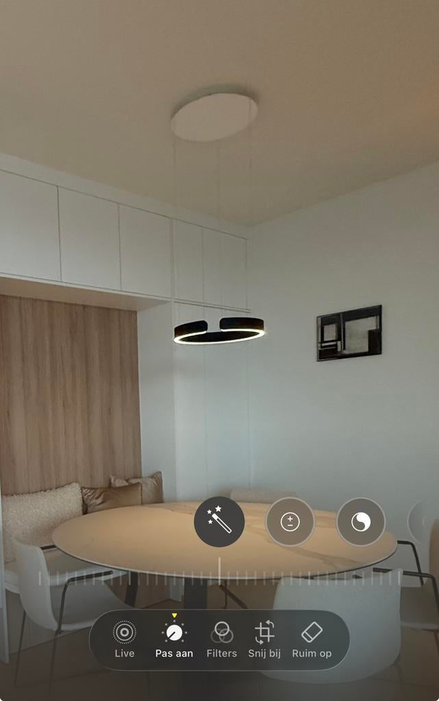 Occhio Mito Sospeso | Zwart | Ø40 cm | Pendelarmatuur, Huis en Inrichting, Ophalen, Zo goed als nieuw, Modern, Metaal