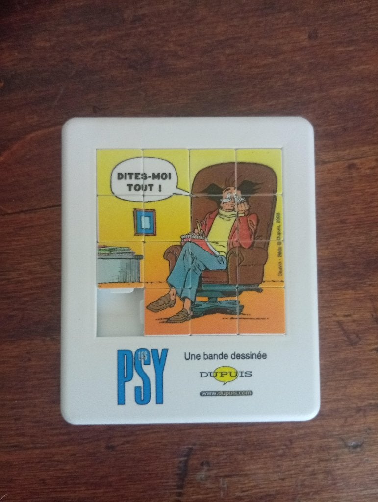 Les Psy : 1 puzzle coulissant (Neuf - 2003)., Ophalen of Verzenden, Overige figuren, Nieuw, Boek of Spel