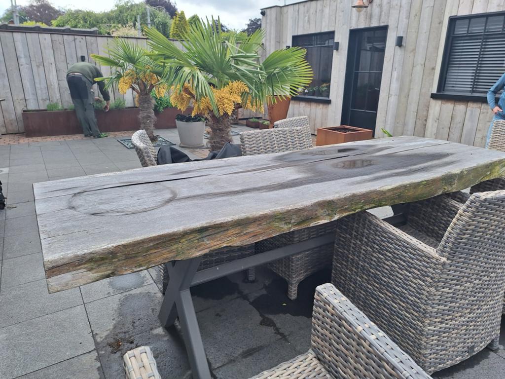 Tuinset, Tuin en Terras, Terrasdelen en Vlonders, Ophalen, Zo goed als nieuw, Hout