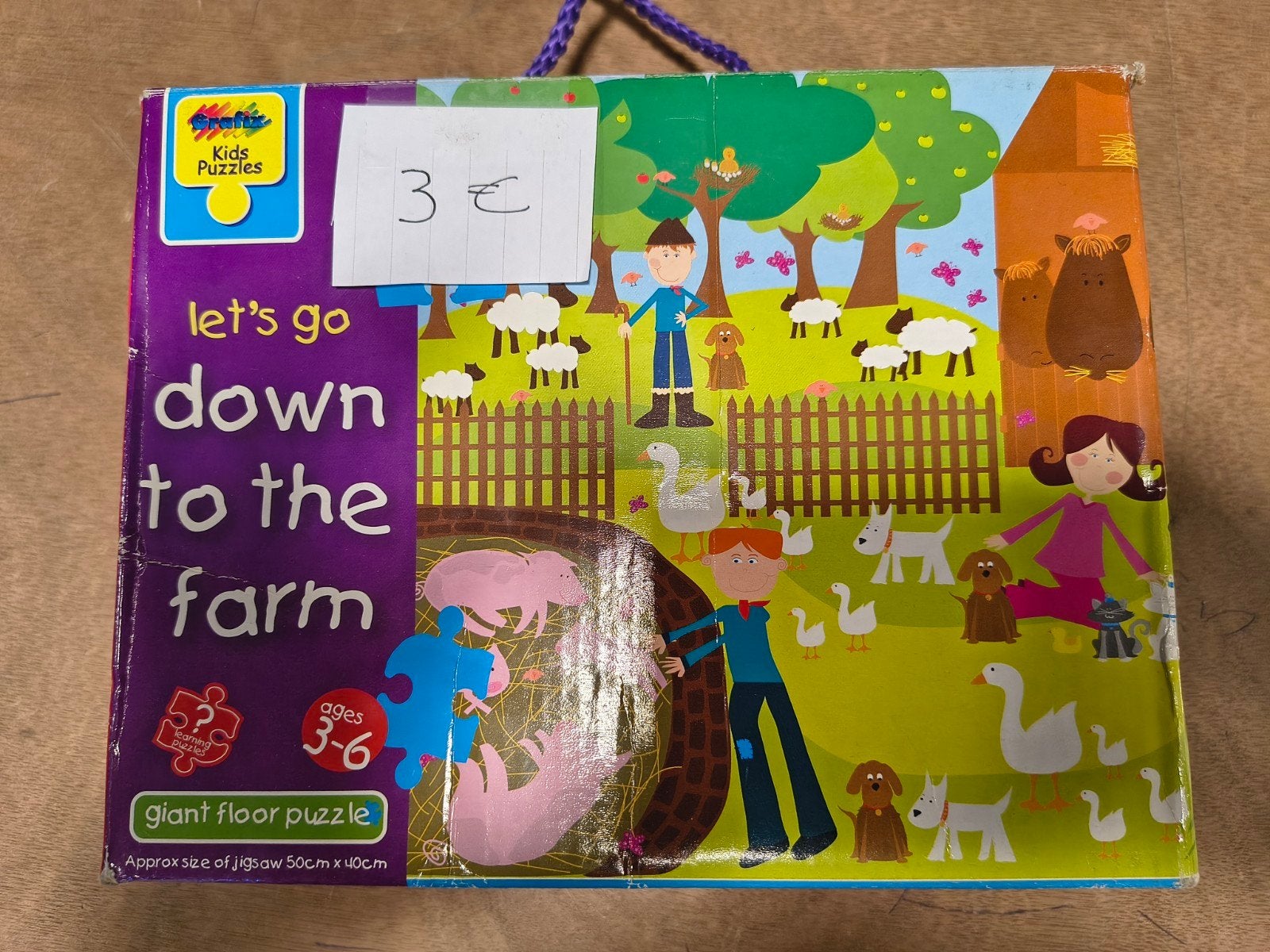 Vloerpuzzel boerderij, Kinderen en Baby's, Speelgoed | Kinderpuzzels, Ophalen