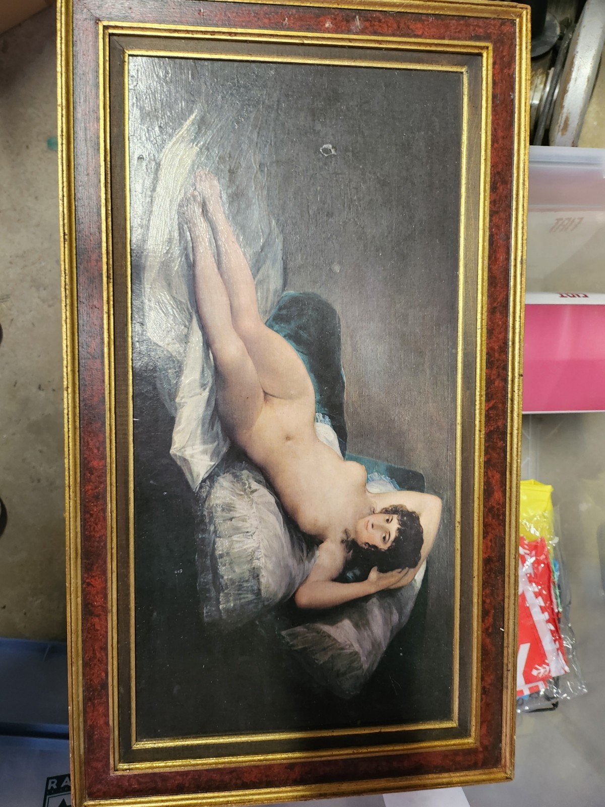 tableau la maja nue, Enlèvement ou Envoi