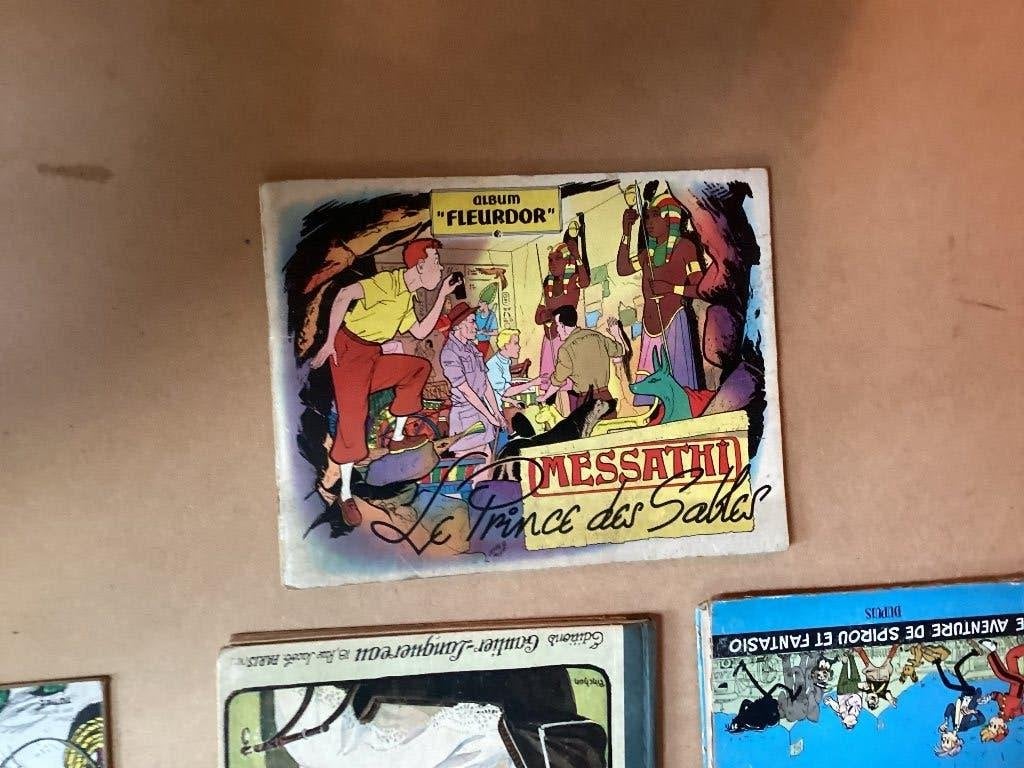 Bd lot de 4 bd anciennes avec EO Spirou editions fleurus etc, Plusieurs BD, Enlèvement ou Envoi, Utilisé, Franquin