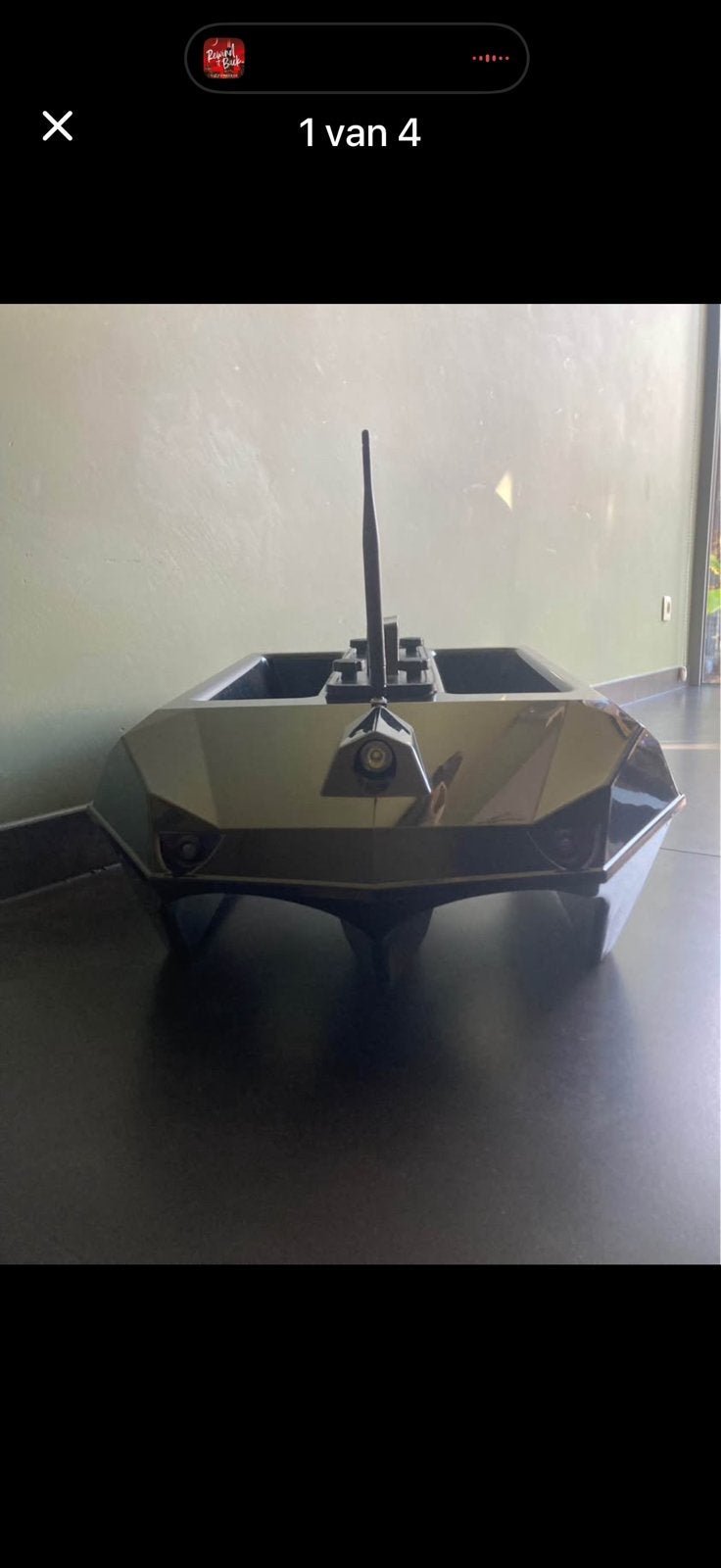 Voerboot maverick, Ophalen, Zo goed als nieuw
