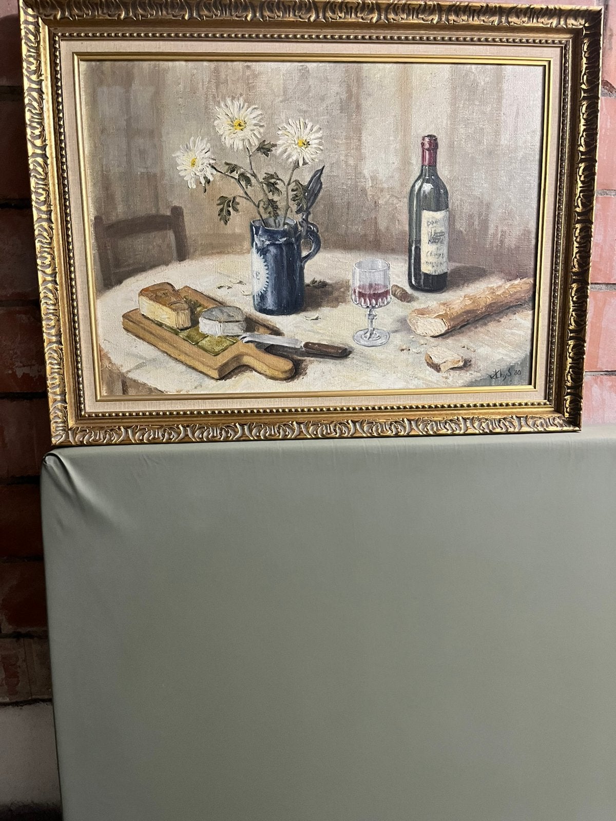 Schilderij, Antiek en Kunst, Ophalen, Gedateerd