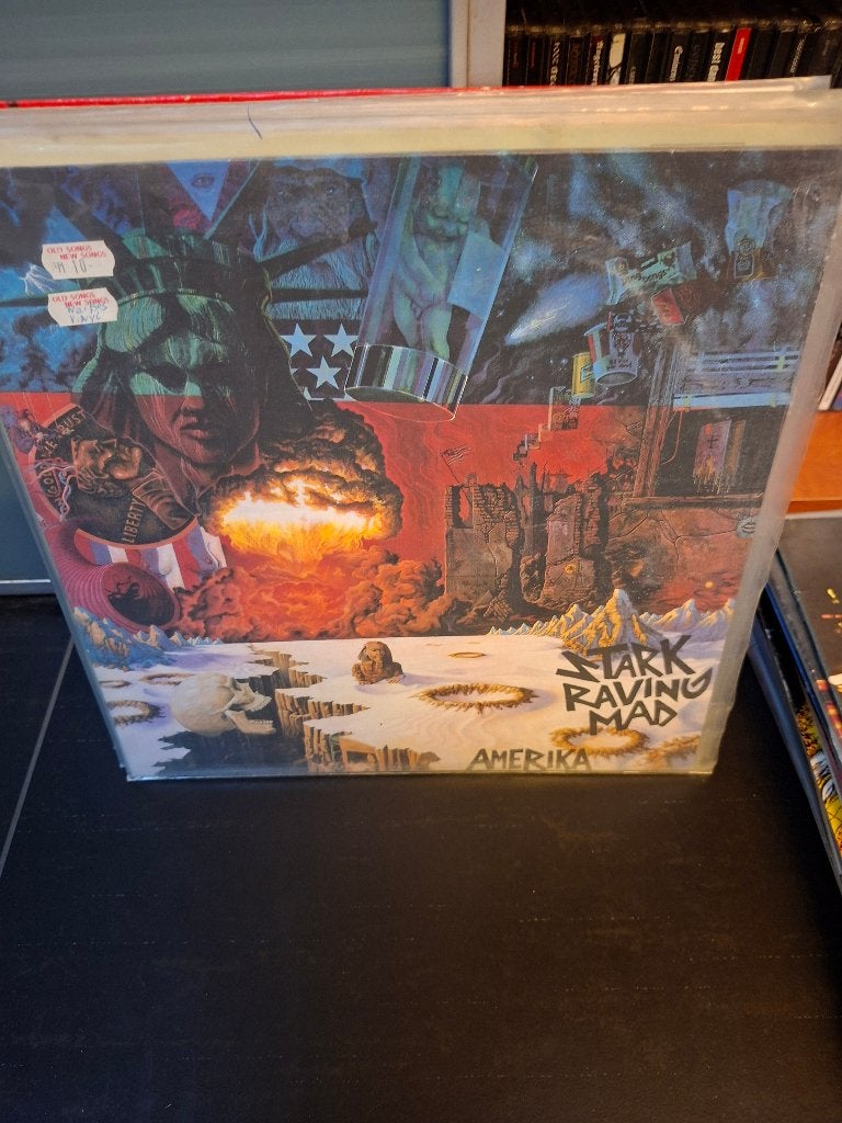 lp - stark raving mad - amerika - white vinyl - bak 5, LP, Ophalen of Verzenden, Zo goed als nieuw, 12 inch
