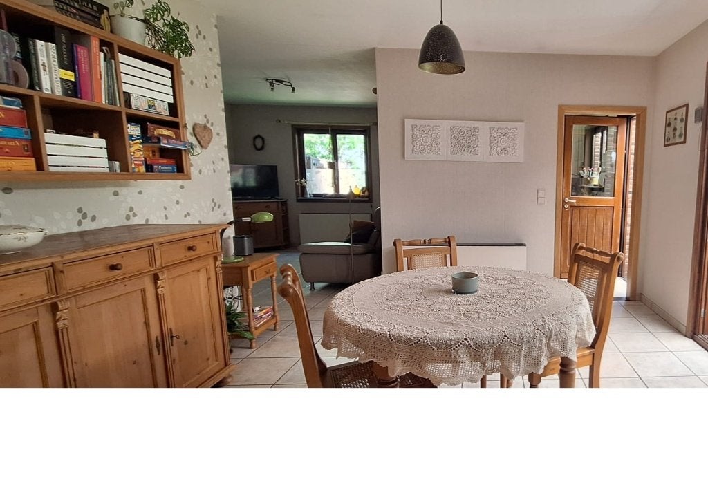 Grenen eetkamer, Huis en Inrichting, Complete eetkamers, Zo goed als nieuw, 4 tot 6 stoelen, Ophalen