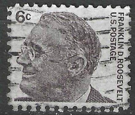 USA 1965/1966 - Yvert 797 - Franklin Delano Roosevelt  (ST), Postzegels en Munten, Verzenden, Gestempeld
