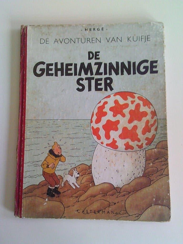 Kuifje , De geheimzinnige ster . Herdruk uit 1952, Boeken, Stripverhalen, Ophalen of Verzenden