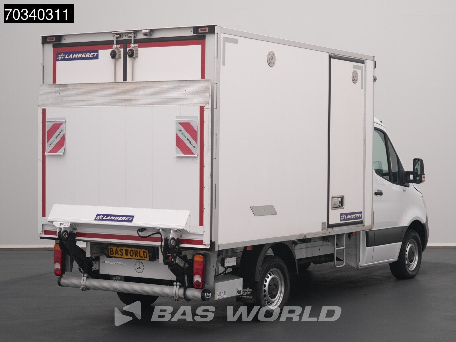 Mercedes Sprinter 317 CDI Automaat Koel/Vrieswagen Laadklep, Automaat, Stof, Gebruikt, Euro 6