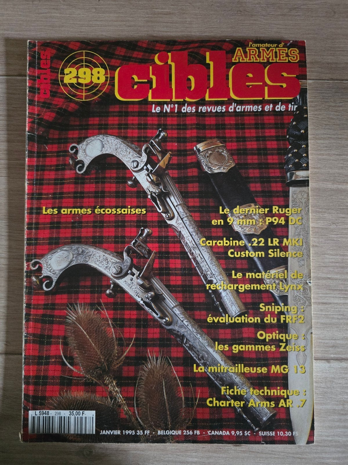 Cibles n298 – Janvier 1995 – Magazine ancien, Boeken, Ophalen of Verzenden, Algemeen