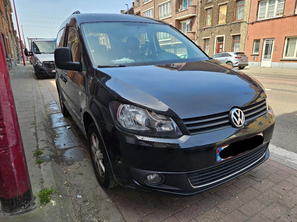 VW Caddy 1.6, Auto's, Zwart, Caddy Combi, Zwart, 5 deurs