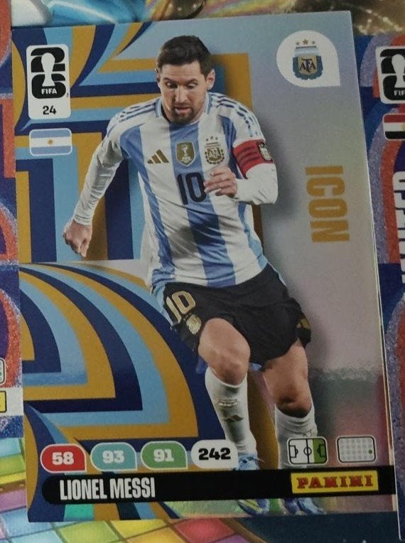 Panini trading cards messi, Enlèvement, Comme neuf, Image
