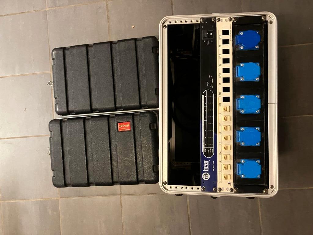 Stage flight case 19inch, 6 plaatsen, Enlèvement, Comme neuf