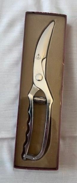 Cisaille à volaille en inox avec ressort, Ophalen, Zo goed als nieuw, Inox of Chroom