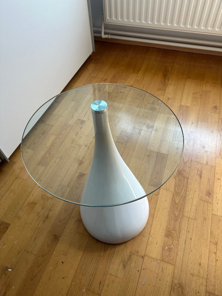 Bijzettafeltje Design Space Age, Huis en Inrichting, Tafels | Bijzettafels, Ophalen, Zo goed als nieuw, Rond