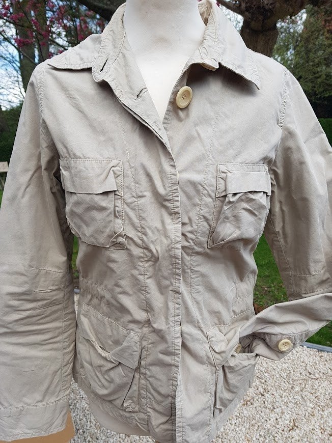 petite parka beige, System, Enlèvement ou Envoi, Comme neuf, Taille 36 (S)