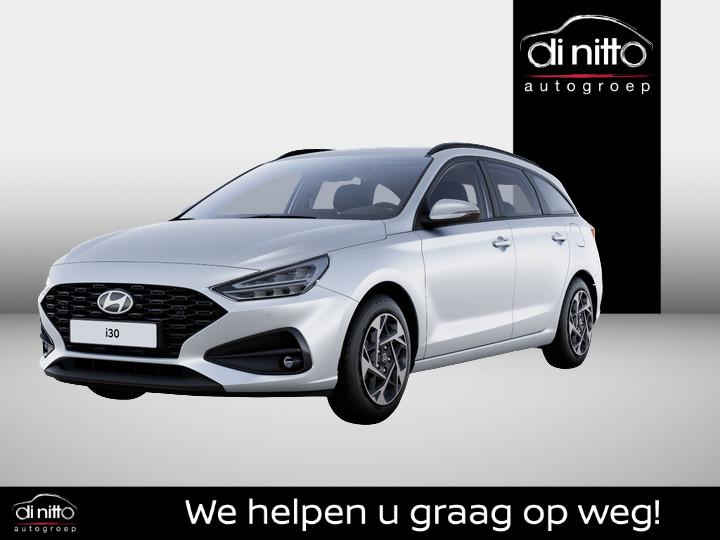 Hyundai i30 1.5 T-GDI SKY N-LINE 7-DCT 48V MILD HYBR, Auto's, Stof, Automatische klimaatregeling, Zwart, 4 cilinders