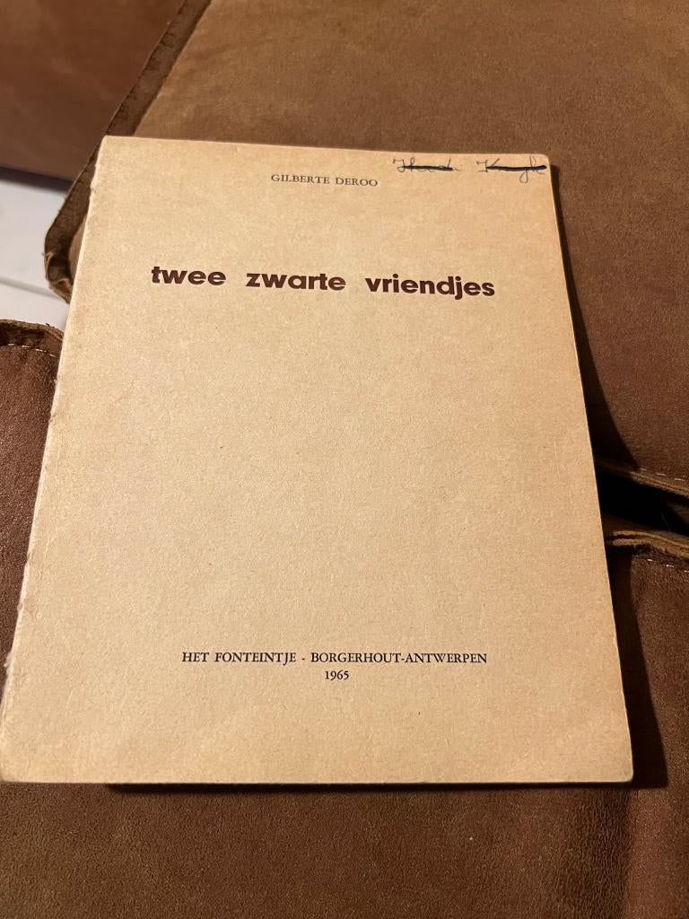 Twee zwarte vriendjes - Gilberte Deroo 1965, Ophalen of Verzenden, Gilberte Deroo