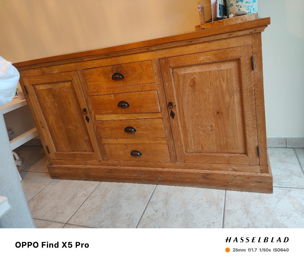 Dressoir teak, Huis en Inrichting, Ophalen, Met lade(s), 150 tot 200 cm, Teakhout