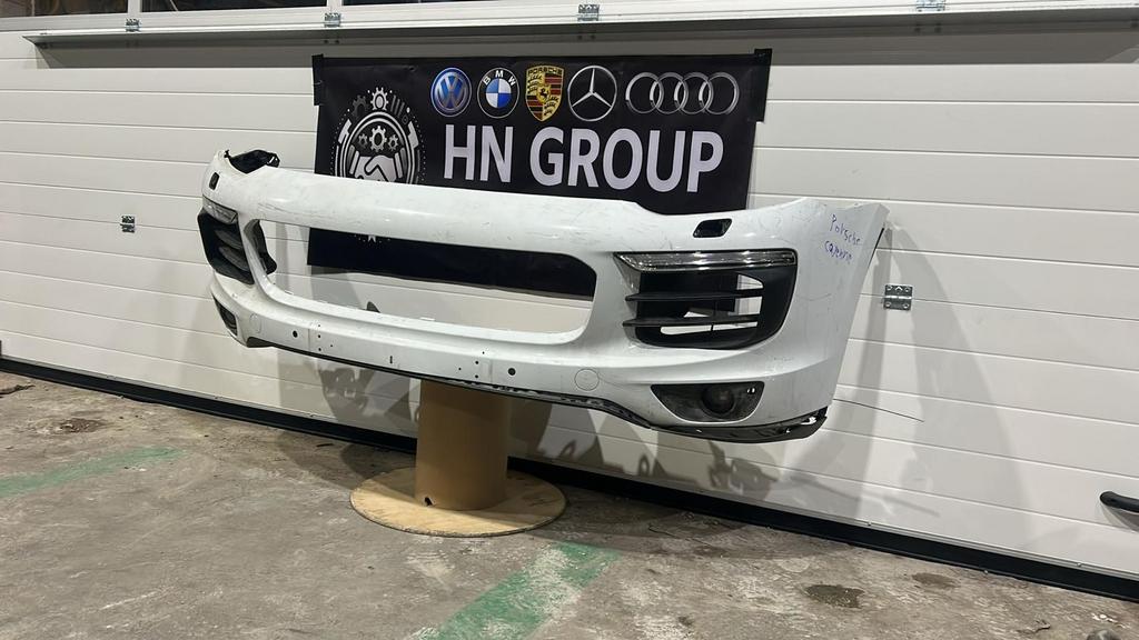 Porsche Cayenne (E3) ORIGINELE SportDesign voorbumper, Gebruikt, -, Voor, -