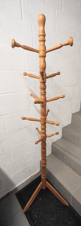 Houten kapstok, Huis en Inrichting, Woonaccessoires | Kapstokken, Ophalen, Gebruikt, Staande kapstok, 150 tot 200 cm