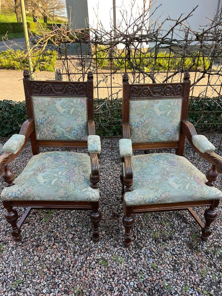 Antieke stoelen louis xv xvi vintage barok, Antiek en Kunst, Ophalen of Verzenden