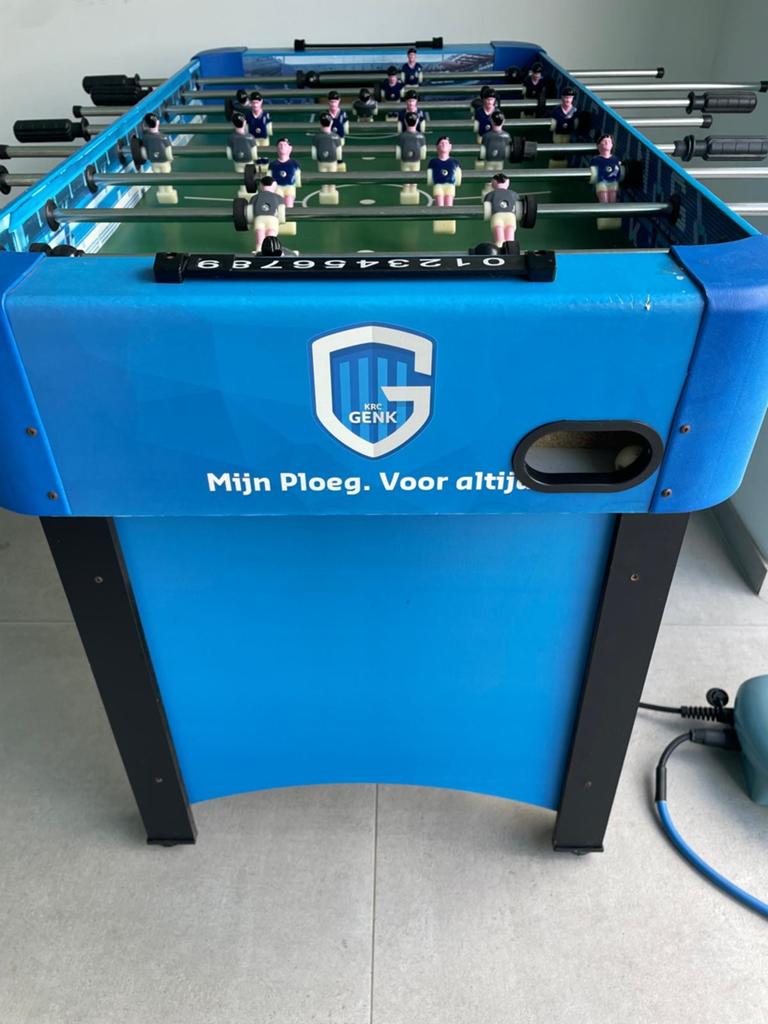 KRC GENK voetbaltafel, Ophalen