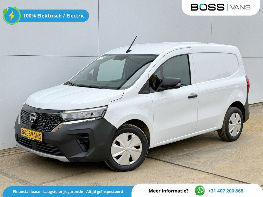 Nissan Townstar EV 45kWh L1 260KM WLTP LED Climate Control C, Auto's, 45 kWh, Gebruikt, Zwart, 260 km