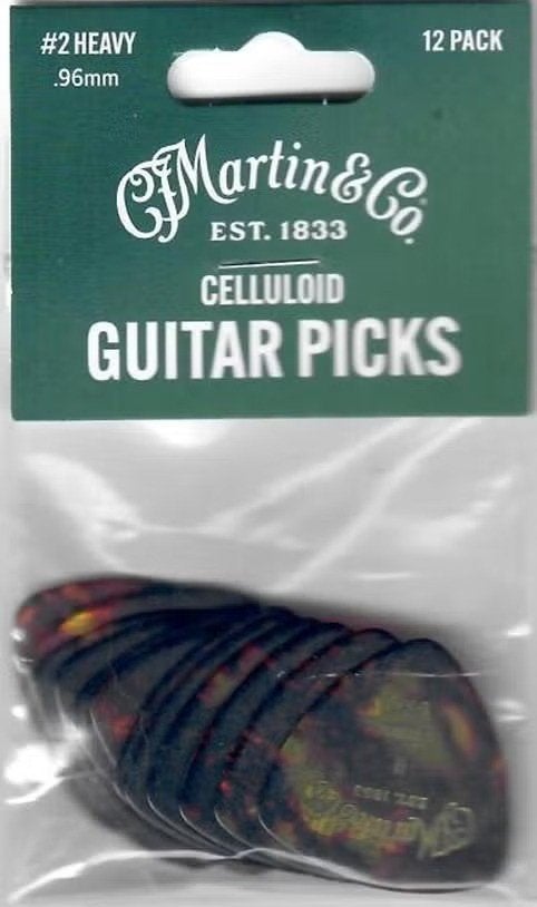 Martin 18A0054 346 plectrum heavy 0.96 mm 12-pack, Enlèvement ou Envoi, Neuf, Guitare électrique