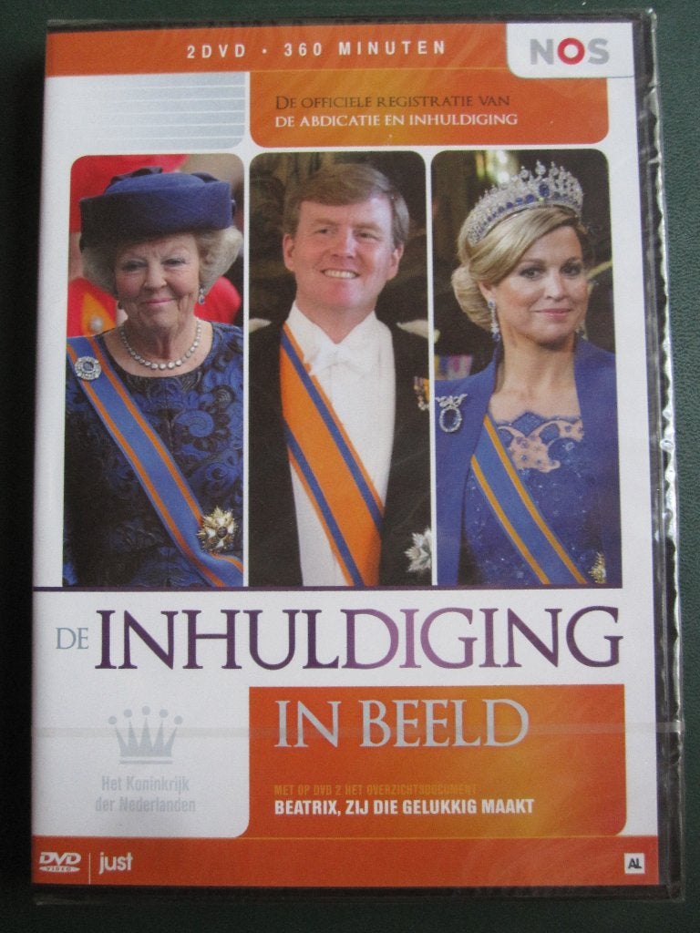 De Inhuldiging In Beeld (2 disc) nieuw in de verpakking, Cd's en Dvd's, Dvd's | Documentaire en Educatief, Biografie, Alle leeftijden