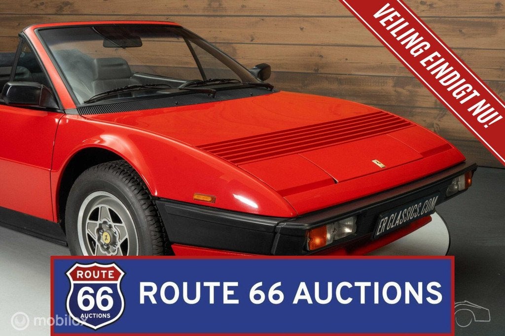 Ferrari Mondial Cabriolet | 1984 | Route 66 Auctions, Autos, Achat, Entreprise, Boîte manuelle, Autre carrosserie