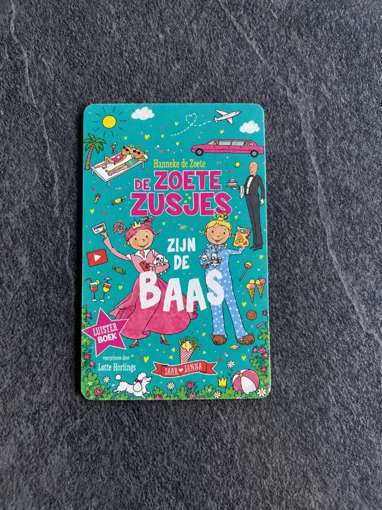 Yoto kaart - De Zoete Zusjes zijn de baas, Ophalen of Verzenden, Nieuw, Taal en Lezen, Met geluid