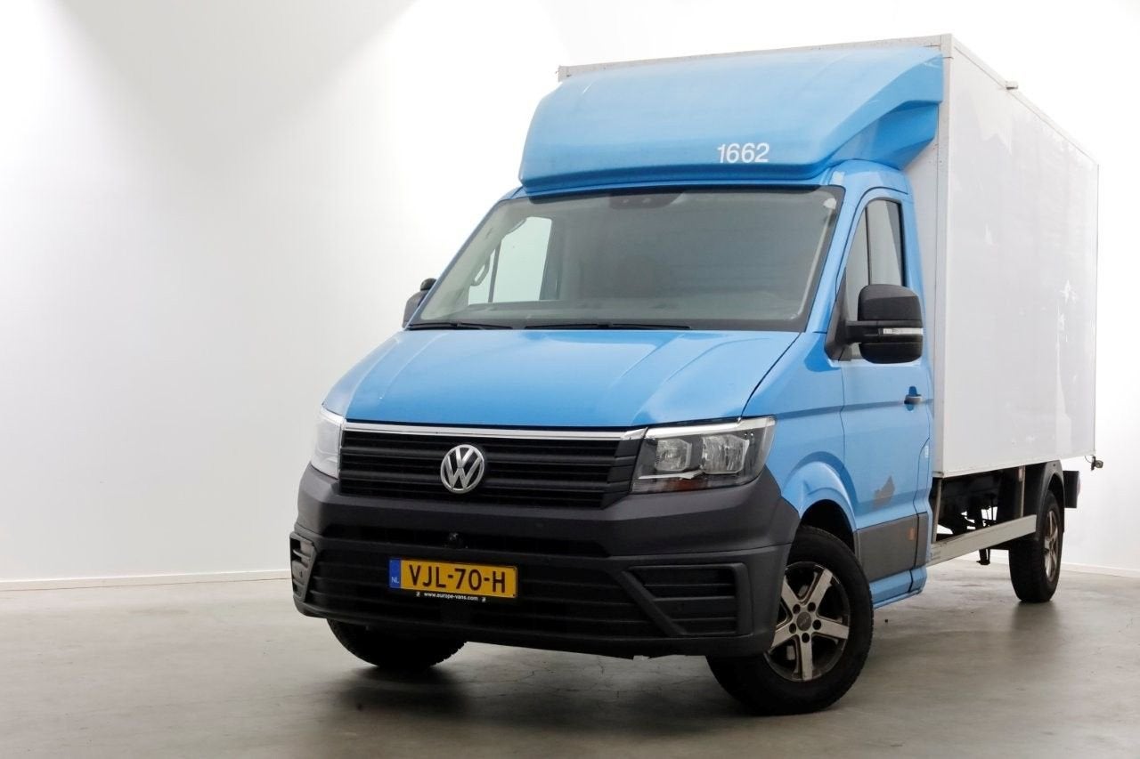 Volkswagen Crafter 35 2.0 TDI E6 Bakwagen met achterdeuren 2, Auto's, ABS, Blauw, Bedrijf, 277 g/km