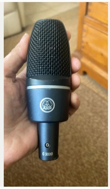 Microphone à condensateur AKG C3000, Musique & Instruments, Microphones, Enlèvement ou Envoi, Utilisé, Micro studio