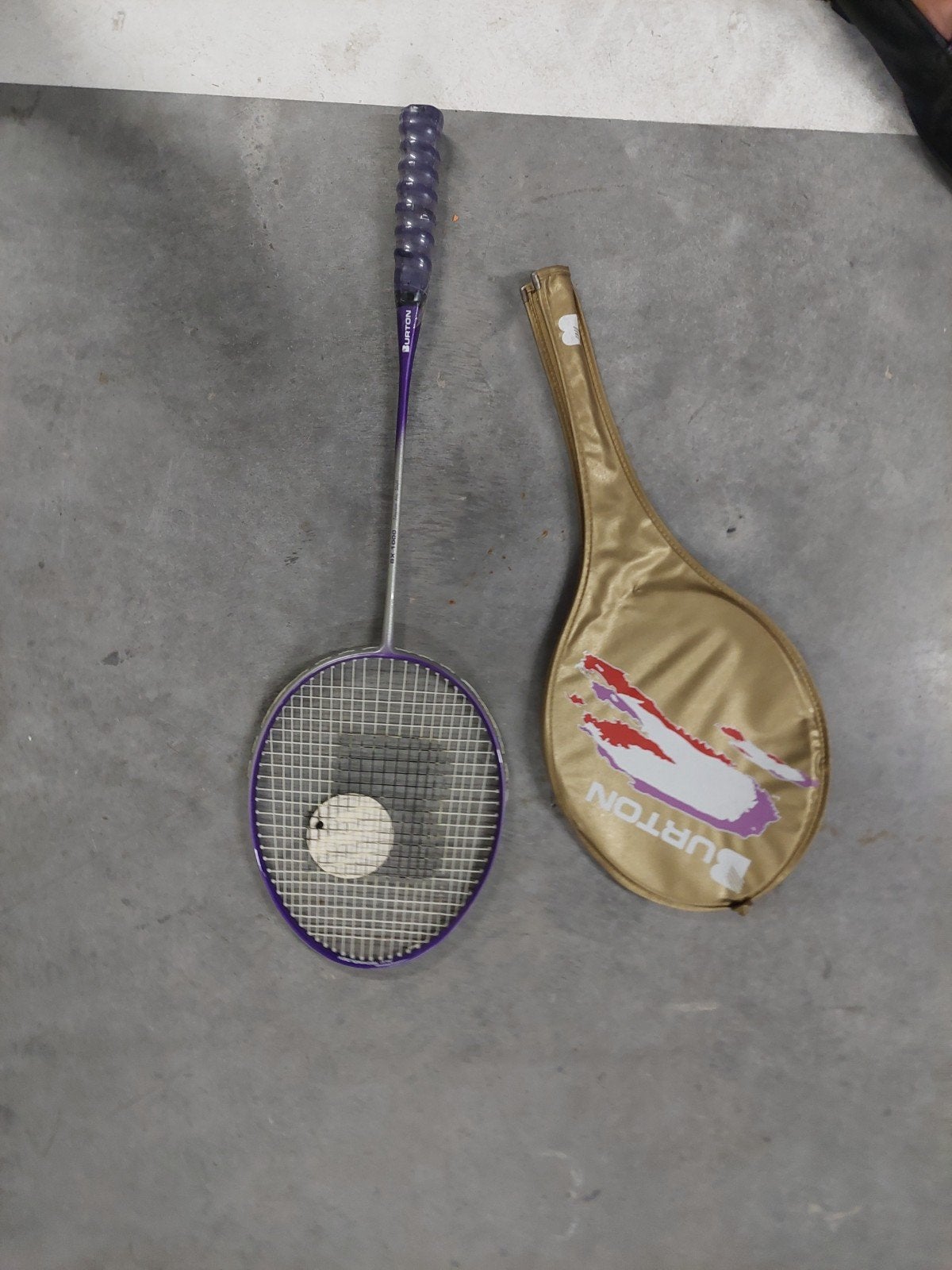 Burton raquette badminton, Sports & Fitness, Enlèvement, Comme neuf, Raquette(s)