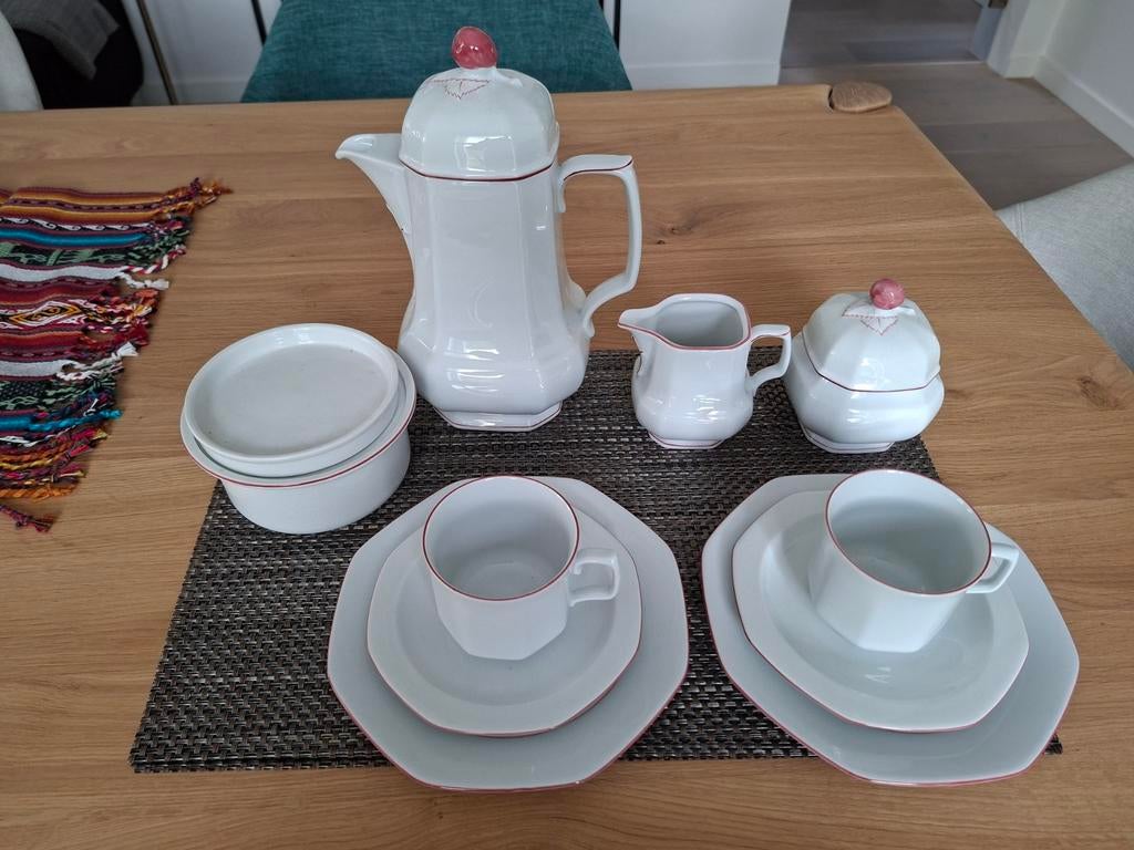 Koffieservies +dessertborden 34 st., Selfmann Weiden Bavaria, Ophalen