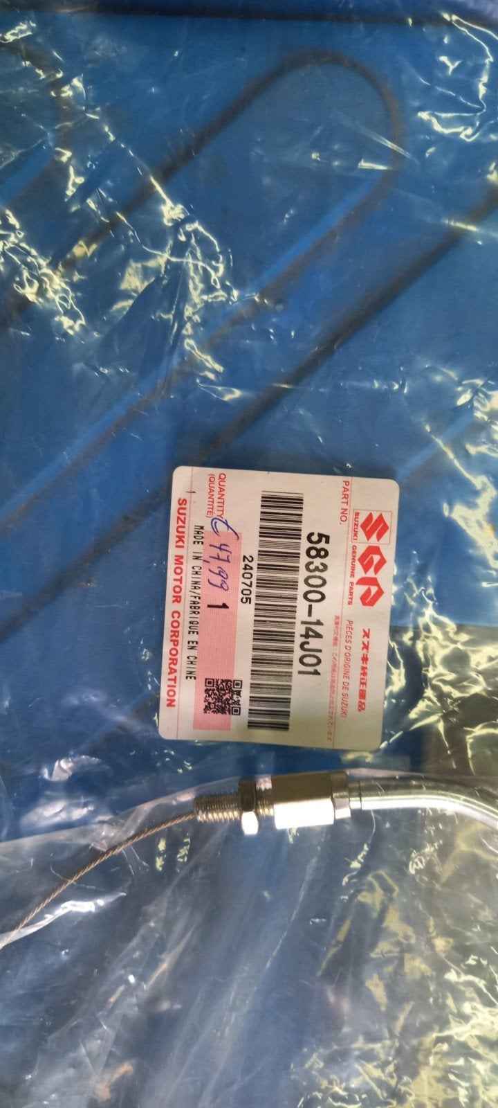 gaskabel suzuki gsx r 600 750 2011 L1 tot heden, Motoren, Ophalen of Verzenden